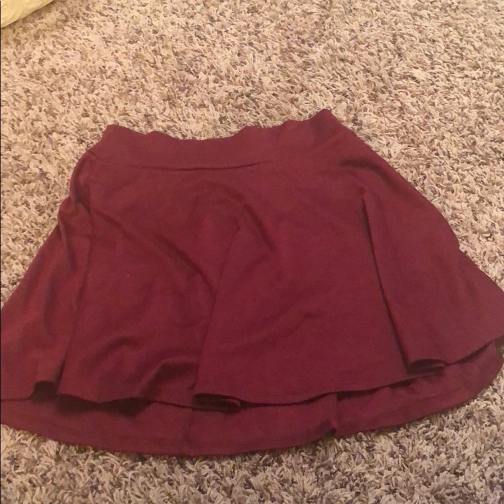Burgundy  skirt!